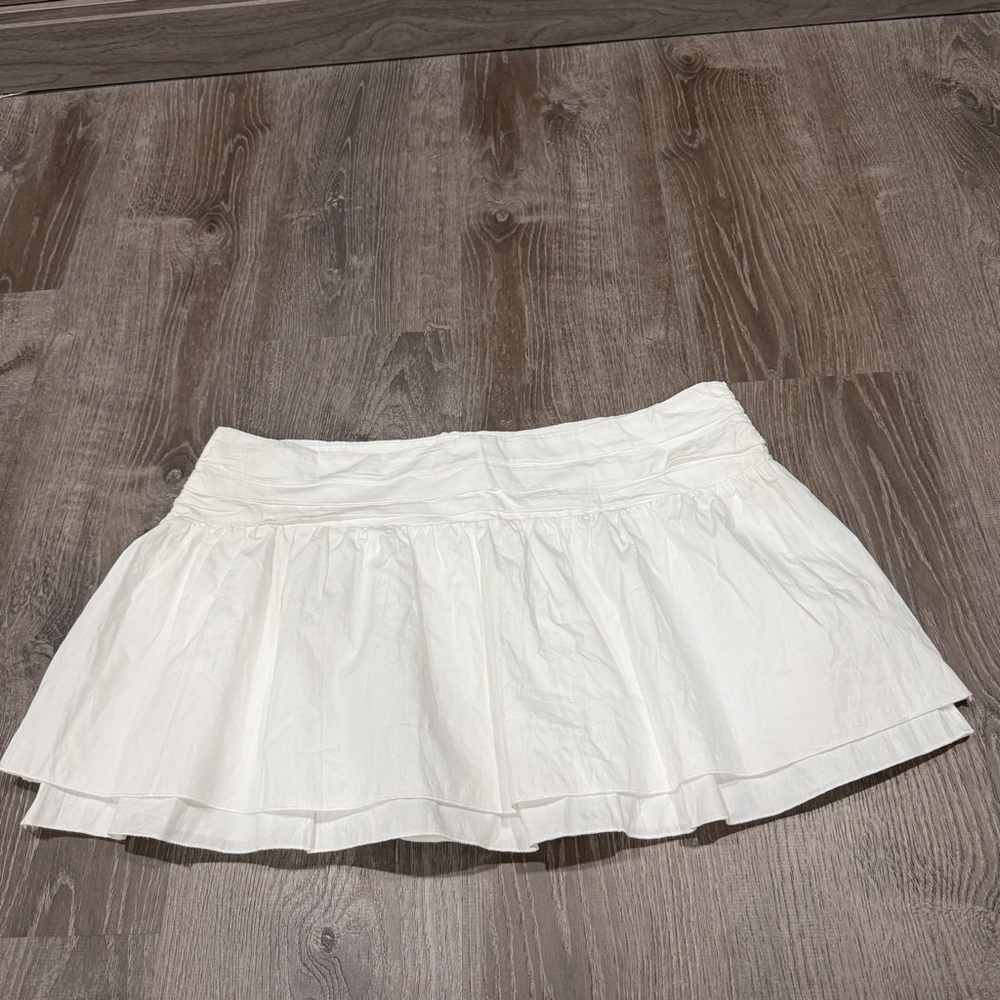 Princess Poly White Ruffle Mini Skirt - Picture 2 of 8